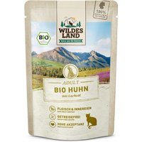 Wildes Land Bio 12 x 85 g - Frango biológico PUR com óleo de salmão