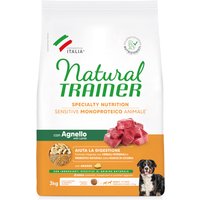 Natural Trainer Sensitive Adult Medium & Maxi med lamm - 3 kg