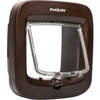 Chatière PetSafe avec puce électronique - chatière marron