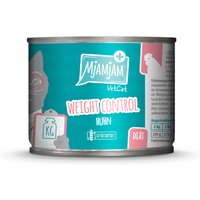 MjAMjAM VetCat Weight Control 6 x 200 g pour chat - poulet