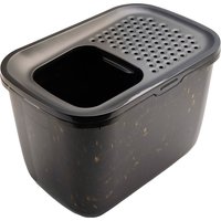 Kattlåda HOPIN Black Marble