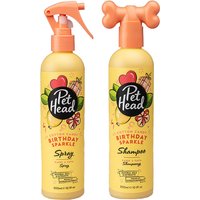 Pet Head Birthday Edition lot de 2 (shampooing, spray) pour chien
