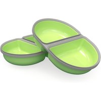 SureFeed Microchip foderautomat - Tillbehör: 2 st SureFeed Split utbytesskålar, 450 ml, gröna