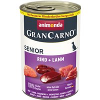 6x400g Original Senior boeuf, agneau Animonda GranCarno - Pâtée pour chien