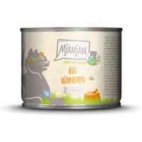MjAMjAM Natürlich Lecker 6 x 200 g pour chat – poulet bio