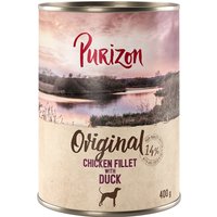 Purizon Adult 24 x 400 g - sans céréales pour chien - canard, carottes, mûres