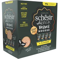 Schesir After Dark Velvet Mousse 12 x 80 g - Mixpack (4 sorter)