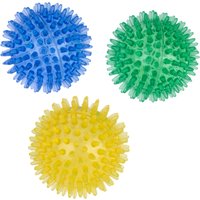 zooplus basics spiked ball set med noppbollar - 3 st