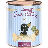 Terra Canis 6 x 800 g Menu pour chiot - poulet, potiron, camomille, tomate