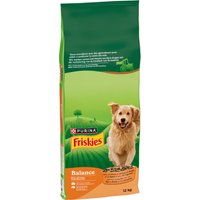 PURINA Friskies Balance Dog med kyckling, nötkött och grönsaker - 12 kg