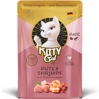 KITTY Cat Paté 6 x 85 g - Kalkon & Räkor