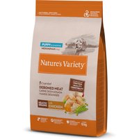 Nature's Variety torrfoder + Original Paté No Grain våtfoderblandning på köpet! - 10 kg Healthy Grains Puppy Medium/Maxi Kyckling + 4 x 300 g Medium/Maxi