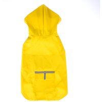 zooplus Basics Imperméable pour chiens jaune 30cm dos chien