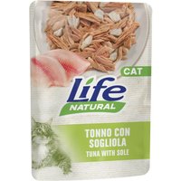 Life Cat Natural Adult 24 x 70 g - Pack Ahorro - Atún con lenguado