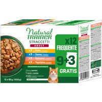 Natural Trainer Tiras em Molho 24 x 85 g - Pack económico - Pack misto (frango, salmão, atum, peru)