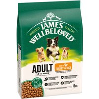 James Wellbeloved Adult Dog Hypoallergenic Turkey & Rice - 15kg