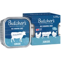 Lot Butcher's Original 24 x 150 g pour chien - lot mixte Junior (poulet, bœuf, dinde)