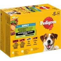 Pedigree Adult Fresh Pouches Multipack - Mixed Selection i sås (4 sorter) 12 x 100 g
