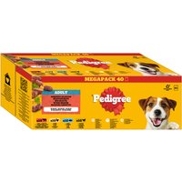 40x100g Pedigree Sélection mixte en gelée (4 variétés) nourriture humide pour chien