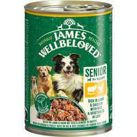 James Wellbeloved Senior Dog Hypoallergenic Paté med lamm & kyckling - 6 x 400 g