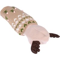 TIAKI Pull douillet en renne taille XL : env. 40cm longueur dos chien