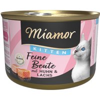 Miamor Feine Beute 12 x 185 g - Kitten kyckling & lax