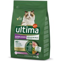 Ultima Stérilisé, Boules de poils, dinde pour chat - 2,5 kg