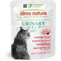 Almo Nature HFC Urinary Help 6 x 50 g pour chat - filet de poulet, cranberries