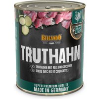 6x800g Premium dinde, riz, courgettes Boîtes Super Belcando - Nourriture pour chien