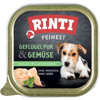 Ekonomipack: RINTI Finest 44 x 150 g - Fjäderfä & grönsaker