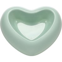 Flamingo mat- och vattenskål Pandor Heart, grön - 400 ml