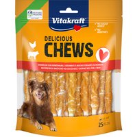 Vitakraft Delicious Chews Tuggrullar Kyckling S - 300 g (25 St)