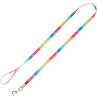 TIAKI Rainbow hundkoppel - Storlek M: 200 cm långt, 20 mm brett