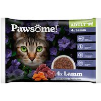 Ekonomipack Pawsome Adult Cat 8 x 85 g - Lamm
