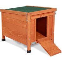 Lionto trähus för katter och smådjur - L 43 x B 43 x H 52 cm