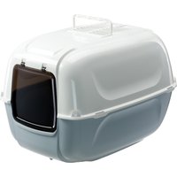 Ferplast Prima XXL kattlåda - Ljusgrå / vit