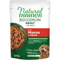 Natural Trainer Bocconcini Adult Small & Toy bitar i sås - 100 g nötkött