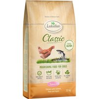 Lukullus Classic Junior med kyckling & lax - 12 kg nytt recept