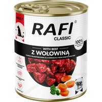 12x800g Rafi Dog Classic Rund natvoer voor honden