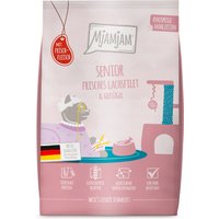 1,5 kg MjAMjAM Repas croustillants Senior saumon & volaille – croquettes pour chat