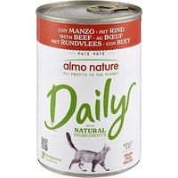 12x400g bœuf Almo Nature Daily Menu - Pâtée pour chat