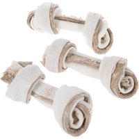 600g Barkoo Os à mâcher avec nœuds au sésame 12 os de 11 cm - Friandises pour chien