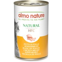 Ekonomipack: Almo Nature HFC 12 x 140 g - Kycklingbröst