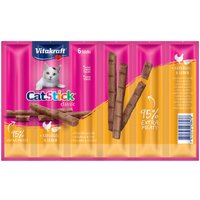 12x6g Vitakraft Cat Stick Classic volaille, foie - Friandises pour chat