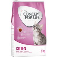 2,5kg Kitten Concept for Life Croquettes pour chat + 500g offerts !