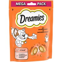 Dreamies Cat Treats Big Pack 180 g - Blandpack: Ost, Kyckling, & Lax (6 x 180 g)