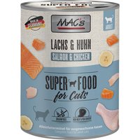 6x800g MAC's saumon, poulet - Pâtée pour chat