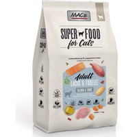 2x7kg bidon géant Adult saumon & truite MAC's nourriture pour chat sèche sans céréales