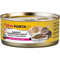 Ekonomipack: Feline Porta 21 24 x 156 g - Tonfisk med aloe - spannmålsfritt