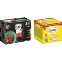 48x85g Sélection du boucher en sauce Sheba Multipack + 12x60g Variety Snack Box Catisfactions : -15 % !